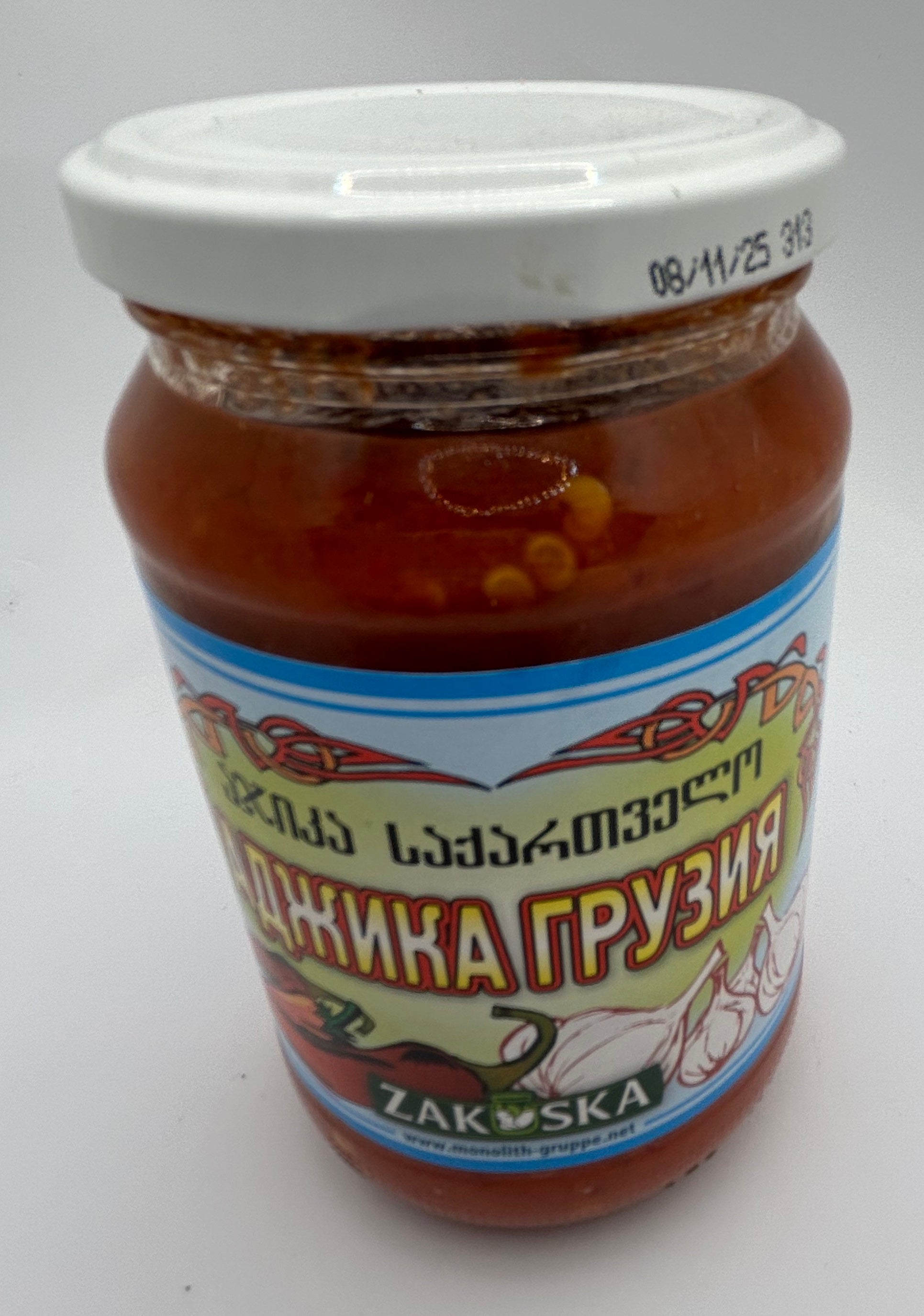 Adjika Purée Polonaise Poivrons rouges Zkuska