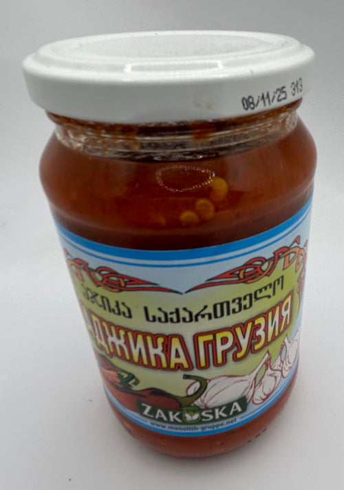 Adjika Purée Polonaise Poivrons rouges Zkuska