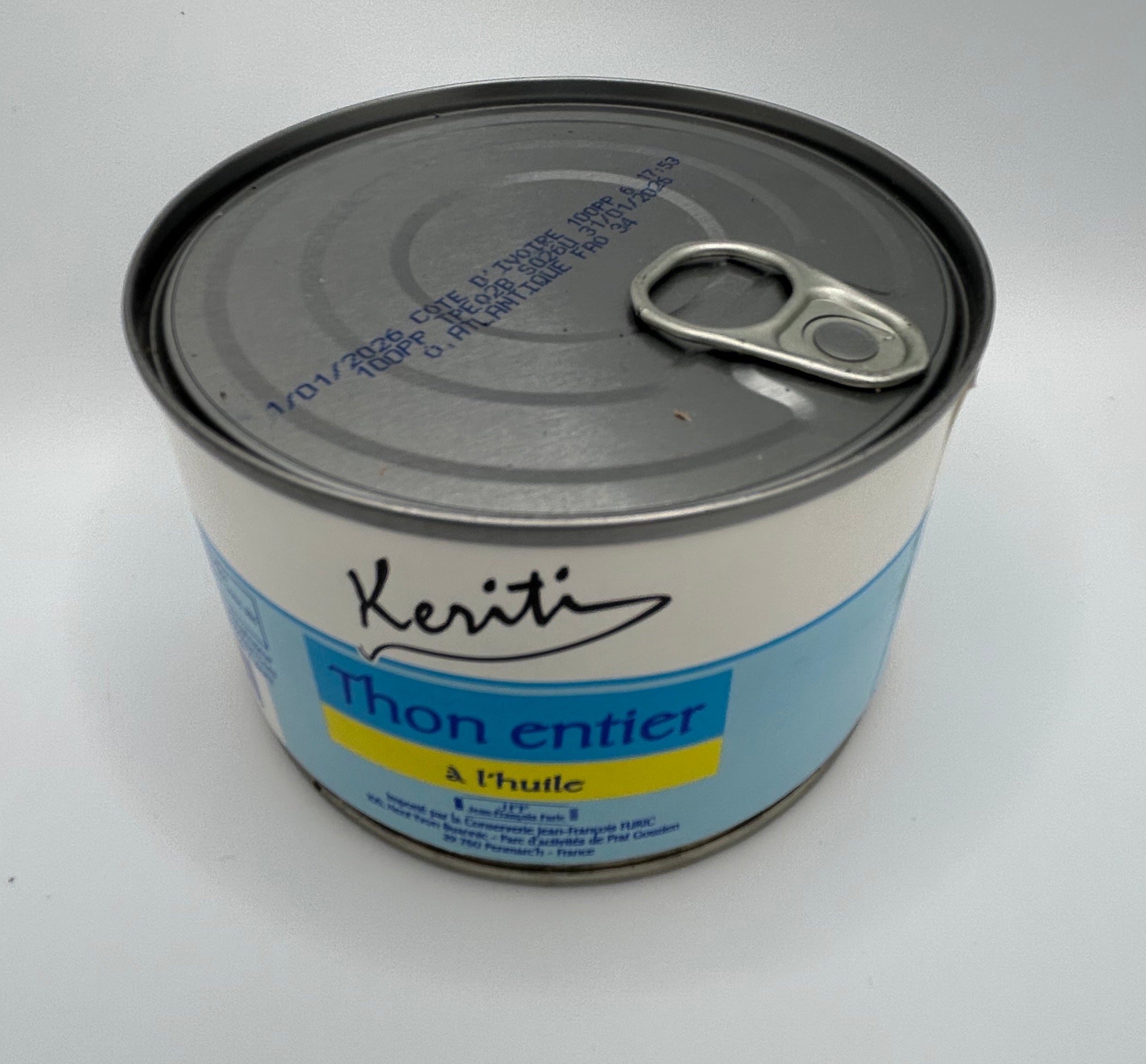 Thon entier Huile Keriti 400g