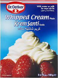 Crème fouettée Whipped Cream Dr Oetker 150g