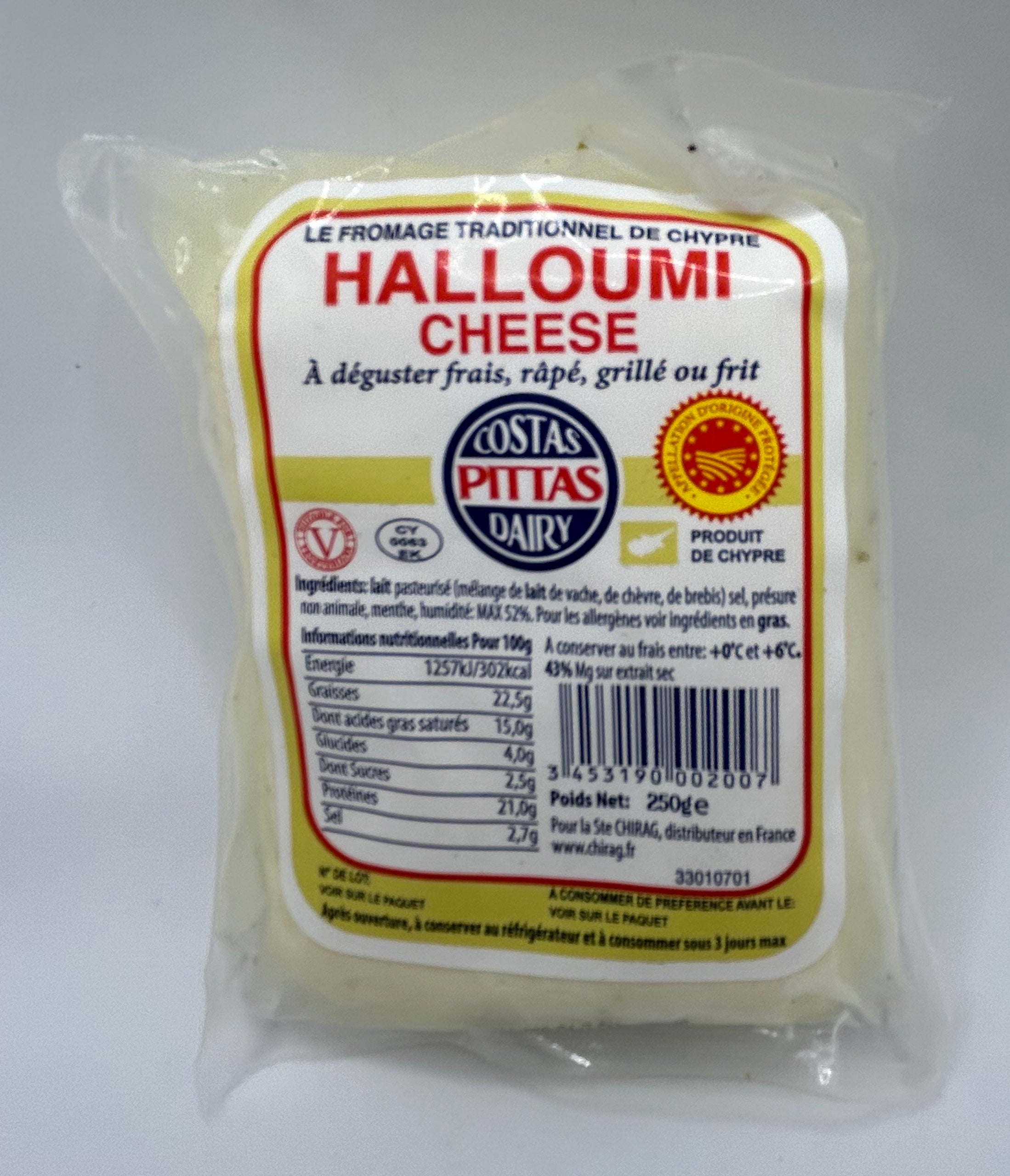 Halloumi Fromage Pittas 250g